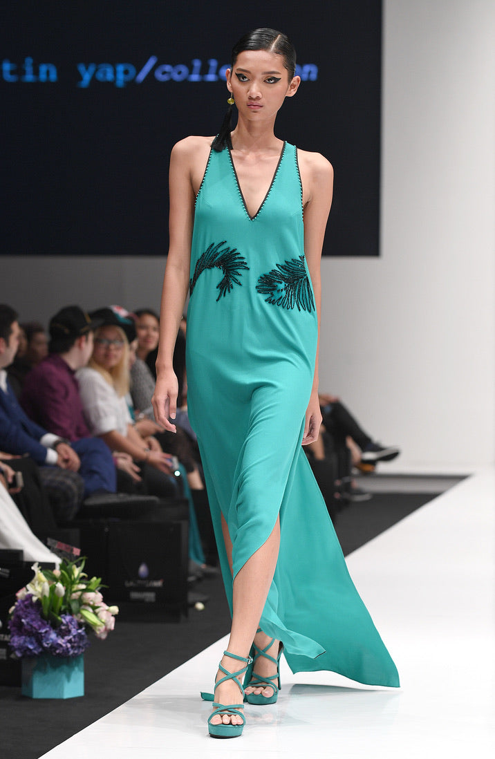 BIANCA TURQUOISE FLY-AWAY DRESS