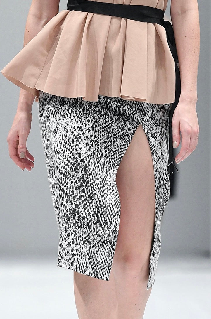 PIA PYTHON PRINT SKIRT