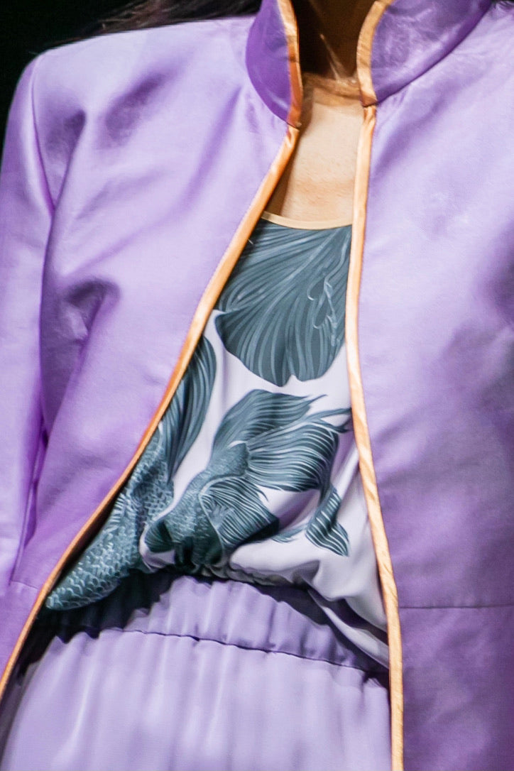 Aria betta print tank top