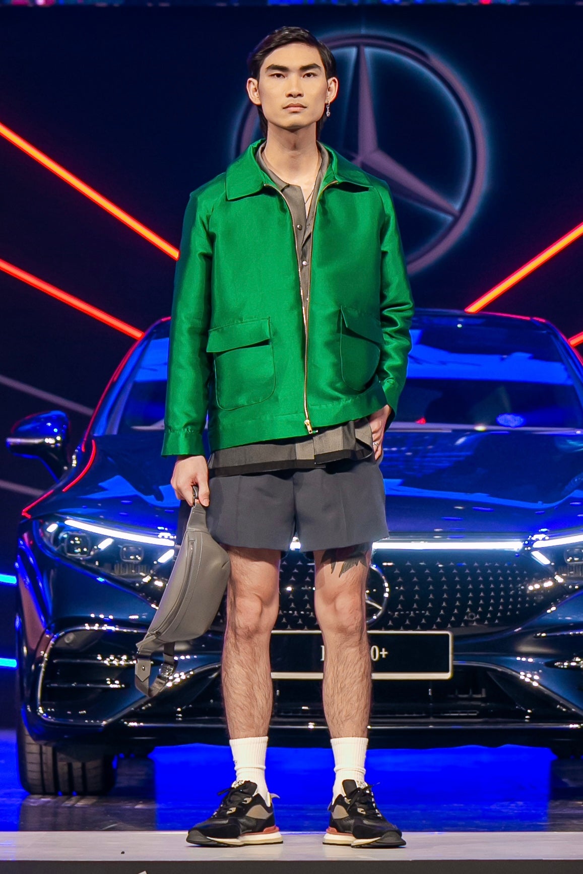 Elio Raglan Mikado Jacket