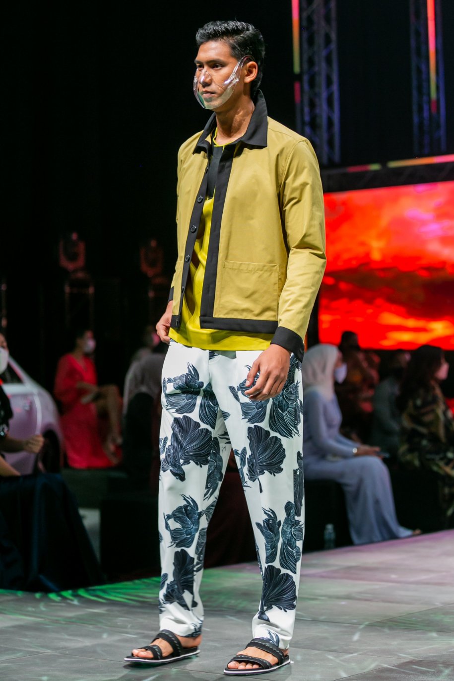 Louis Betta Print Pants