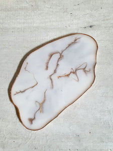 Hand Painted Marble Geode Resin Coasters (Set of 3)
