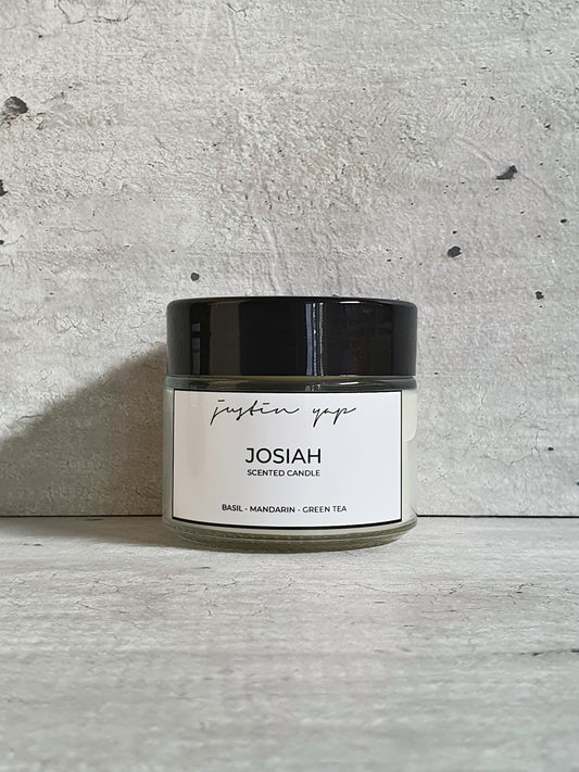 Josiah Soy Wax Candle - Basil / Mandarin / Green Tea