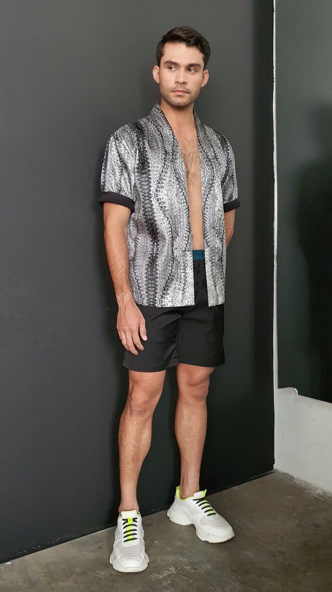Carter techno gabardine shorts