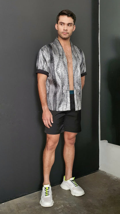 Carter techno gabardine shorts