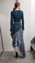 Load image into Gallery viewer, JOURDAN PHEASANT FEATHER PRINTED SKIRT

