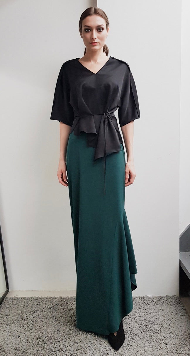 GIULIANA EMERALD LONG SKIRT