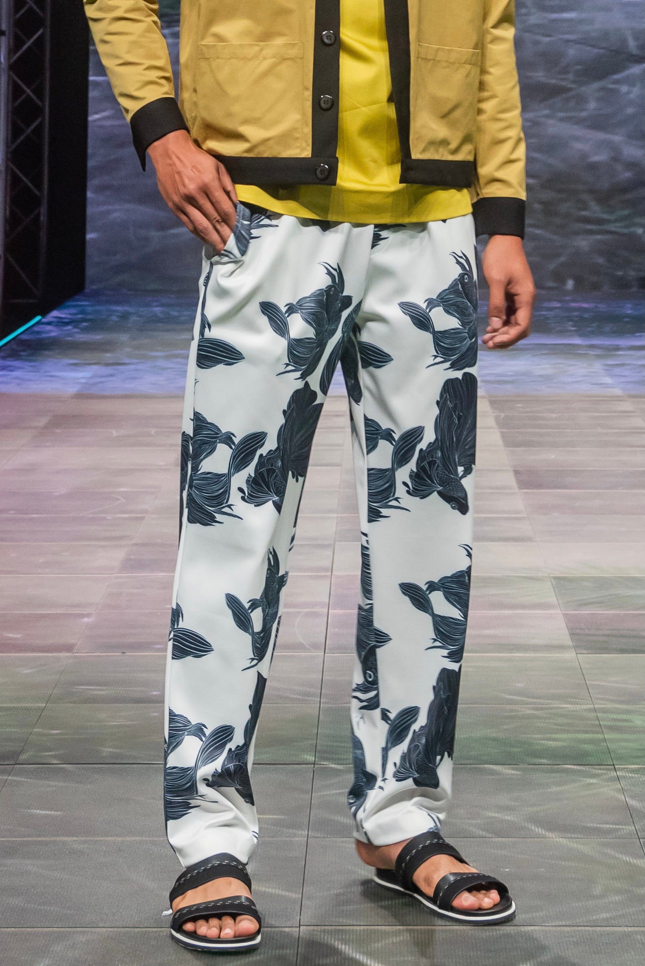 Louis Betta Print Pants