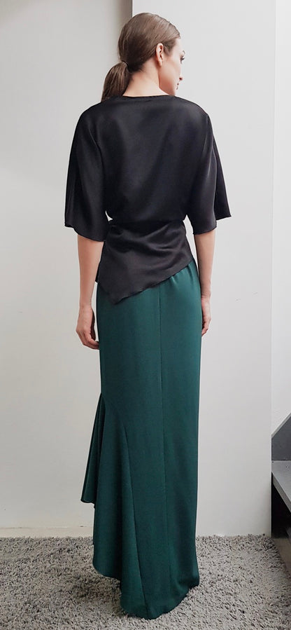 GIULIANA EMERALD LONG SKIRT