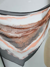 Load image into Gallery viewer, Python Print Silk Scarf in Brown
