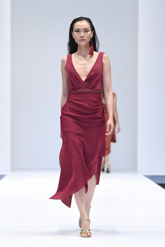 SYBIL BERRY COCKTAIL DRESS