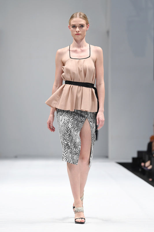 PIA PYTHON PRINT SKIRT