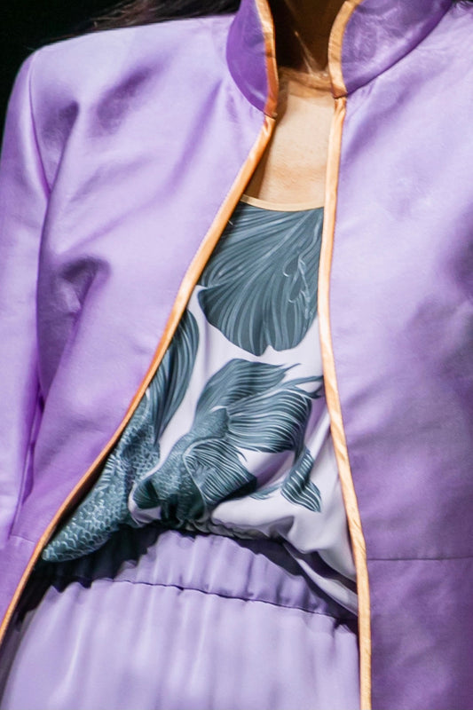 Aria betta print tank top