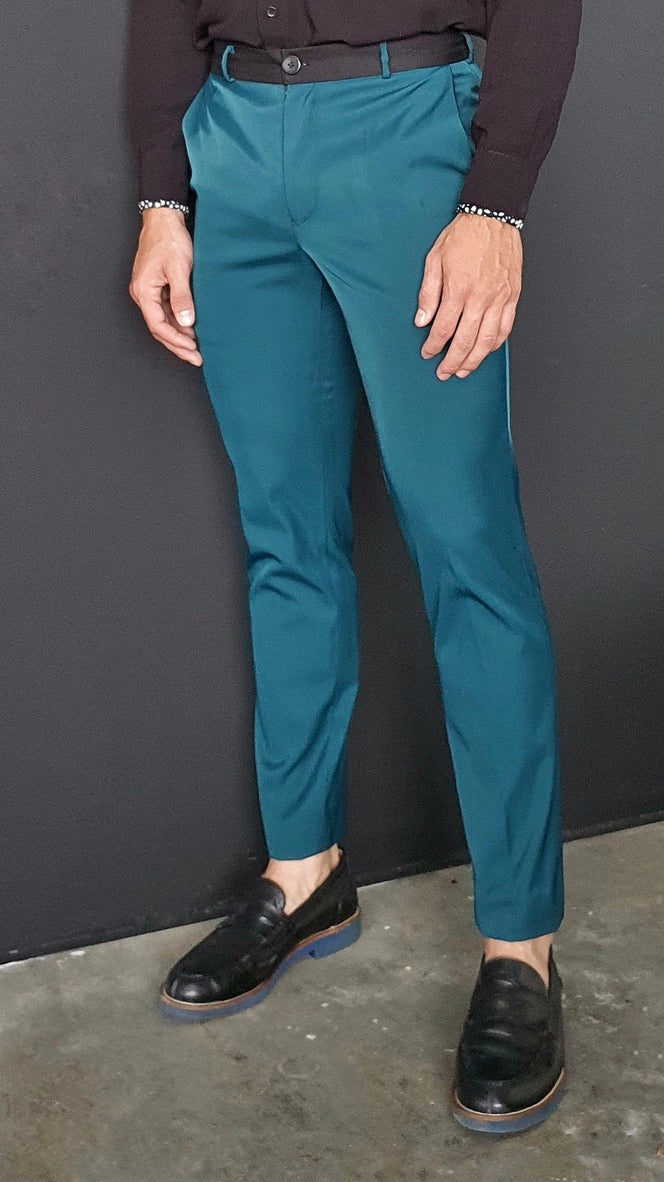 Elijah slim techno gabardine pants