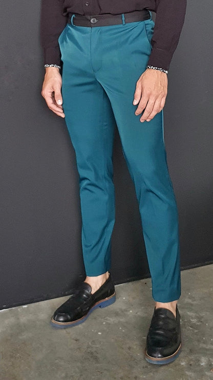 Elijah slim techno gabardine pants