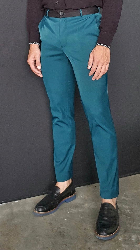 Elijah slim techno gabardine pants