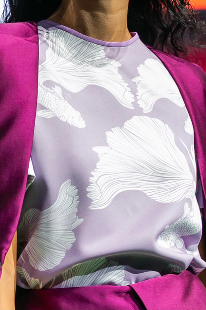 Gia betta print short sleeve tee