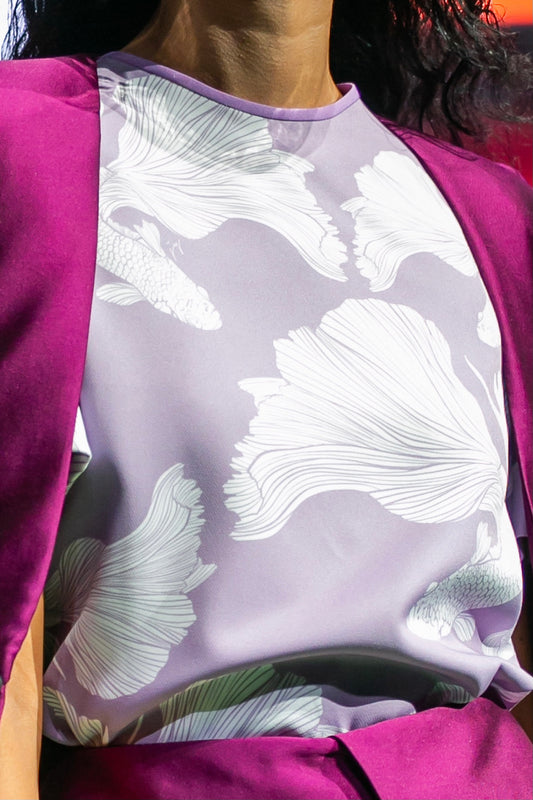 Gia betta print short sleeve tee