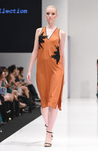 Load image into Gallery viewer, ELIANA TANGERINE SHIFT DRESS
