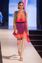 Muatkan imej ke dalam penonton Galeri, Katya Asymmetrical sleeve cocktail dress
